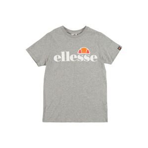 ELLESSE Tričko 'MALIA'  sivá melírovaná / biela / oranžová / svetločervená