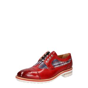 MELVIN & HAMILTON Šnurovacie topánky  hrdzavo červená / modrá / biela