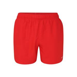 NIKE Športové plavky - spodný diel  červená / biela