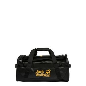 JACK WOLFSKIN Športová taška 'Expedition Trunk'  čierna / žltá