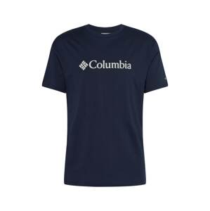 COLUMBIA Tričko  námornícka modrá / biela