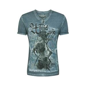 STOCKERPOINT Krojové tričko 'Rebel Soul'  sivá / biela / modrosivá / čierna
