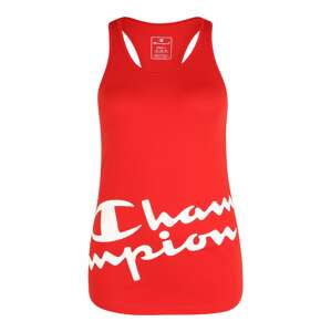 Champion Authentic Athletic Apparel Športový top  biela / červená