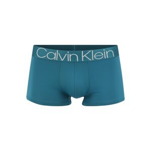 Calvin Klein Underwear Boxerky 'Trunk'  biela / tyrkysová