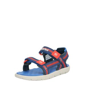 TIMBERLAND Otvorená obuv 'Perkins Row Webbing Sandal'  červená / modrá