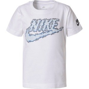 Nike Sportswear Tričko  biela / čierna / svetlomodrá