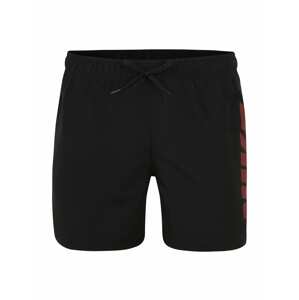 Nike Swim Športové plavky - spodný diel  sivá / čierna / tmavočervená