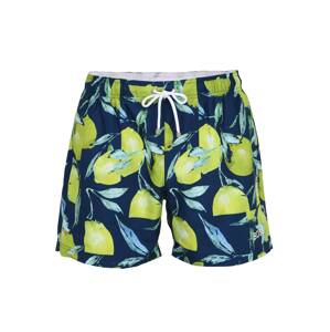 BOSS Casual Plavecké šortky 'Lemon Shark'  modrá