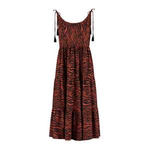 Shiwi Plážové šaty  tmavočervená / čierna