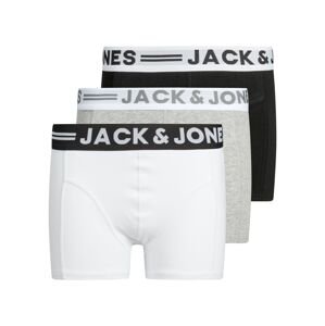JACK & JONES Nohavičky  sivá / sivá melírovaná / čierna / biela