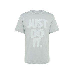 Nike Sportswear T-Shirt  svetlosivá / biela