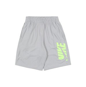 Nike Sportswear Nohavice  neónovo zelená / sivá