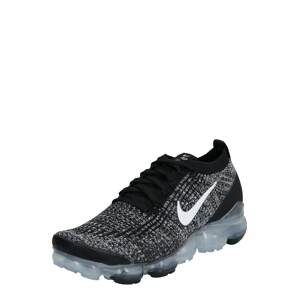 Nike Sportswear Nízke tenisky 'Air VaporMax Flyknit 3'  čierna / biela / strieborná