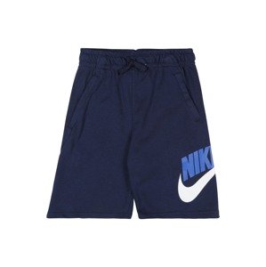Nike Sportswear Nohavice  tmavomodrá / tmavomodrá / biela