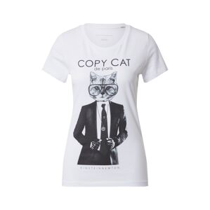 EINSTEIN & NEWTON Tričko 'Copy Cat'  čierna / biela
