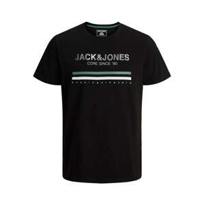 JACK & JONES Tričko  biela / opálová / čierna