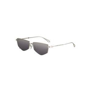 McQ Alexander McQueen Slnečné okuliare 'MQ0271SA-001 60 Sunglass WOMAN METAL'  sivá / strieborná