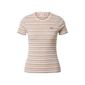 LEVI'S Tričko  biela / ružová / béžová / svetlozelená