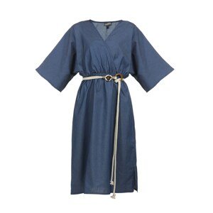 DreiMaster Vintage Letné šaty  modrá denim