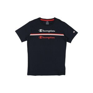 Champion Authentic Athletic Apparel Tričko  tmavomodrá / svetločervená / biela