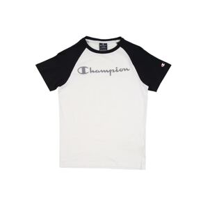 Champion Authentic Athletic Apparel Tričko  biela / čierna