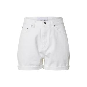 NU-IN Džínsy 'Roll Up Denim Shorts'  biela
