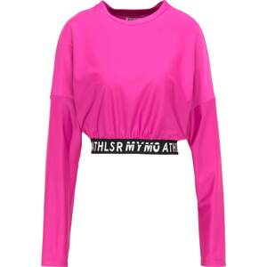 myMo ATHLSR Funkčné tričko  čierna / biela / ružová