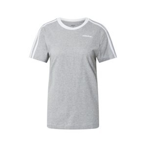 ADIDAS PERFORMANCE Funkčné tričko  biela / sivá melírovaná