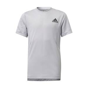 ADIDAS PERFORMANCE Funkčné tričko  sivá / čierna / biela