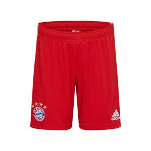 ADIDAS PERFORMANCE Športové nohavice 'FC Bayern München'  biela / červená