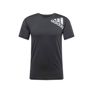 ADIDAS PERFORMANCE T-Shirt  sivá / čierna