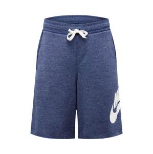 Nike Sportswear Nohavice  modrá melírovaná / biela