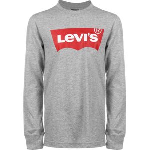 LEVI'S Sweatshirt  sivá melírovaná / červená / biela
