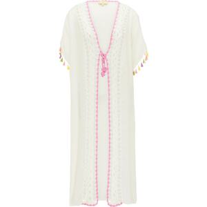 MYMO Kimono  biela / zmiešané farby