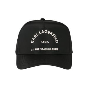 Karl Lagerfeld Cap 'Rue St Guillaume'  biela / čierna