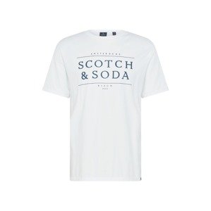SCOTCH & SODA Shirt  námornícka modrá / šedobiela