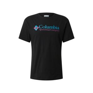 COLUMBIA Funkčné tričko  čierna / tyrkysová / rosé