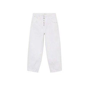 MANGO Jeans 'Buttons'  biela