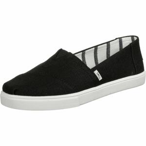 TOMS Slip-on obuv  svetlomodrá / čierna / biela