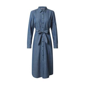 NÜMPH Košeľové šaty 'BRINSLEY'  modrosivá