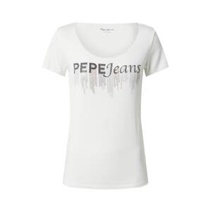 Pepe Jeans Tričko 'Abbey'  biela