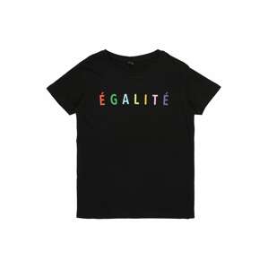 Mister Tee T-Shirt 'EGALITE'  čierna / zmiešané farby