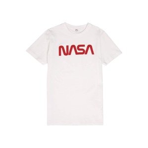 Mister Tee T-Shirt  'NASA'  červená / biela