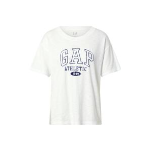 GAP Tričko 'Easy Athletic'  biela / modrá