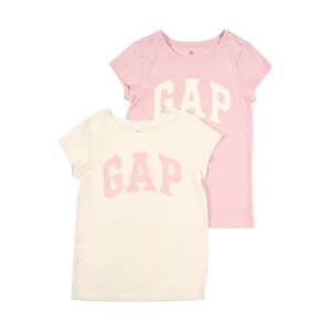 GAP Shirt  svetložltá / ružová