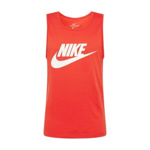 Nike Sportswear Tričko  biela / červená