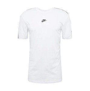 Nike Sportswear Tričko 'REPEAT'  čierna / biela