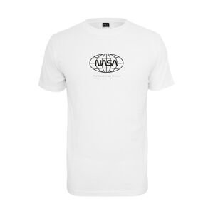 Mister Tee Shirt 'NASA Globe'  biela / čierna