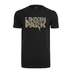 Mister Tee Tričko 'Linkin Park'  svetlobéžová / čierna