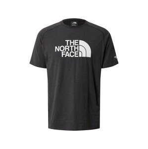THE NORTH FACE Funkčné tričko 'WICKER'  čierna melírovaná / biela